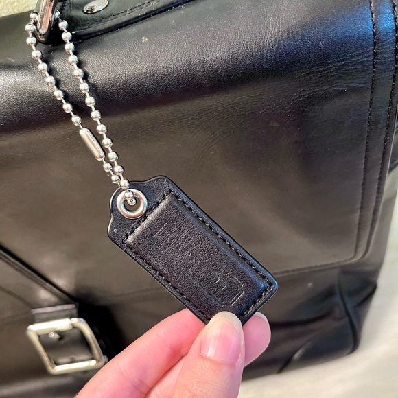 Coach Lexington Black Leather Briefcase - Picture 3 of 13